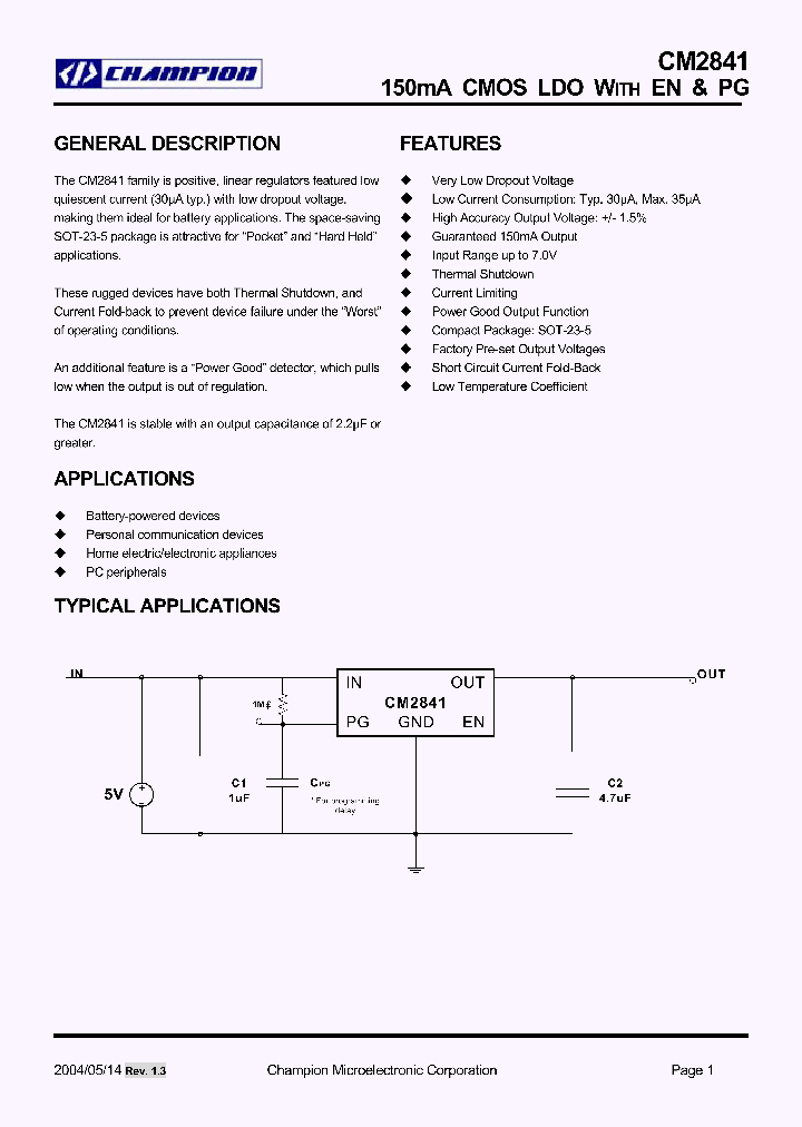 CM2841GACIM25_382323.PDF Datasheet