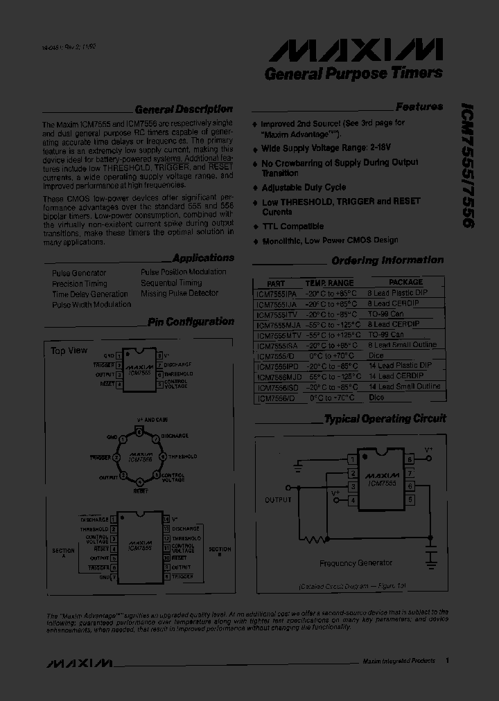 ICM7555IJA_101121.PDF Datasheet