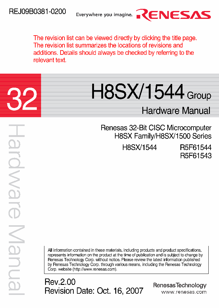 H8SX1544_4785053.PDF Datasheet