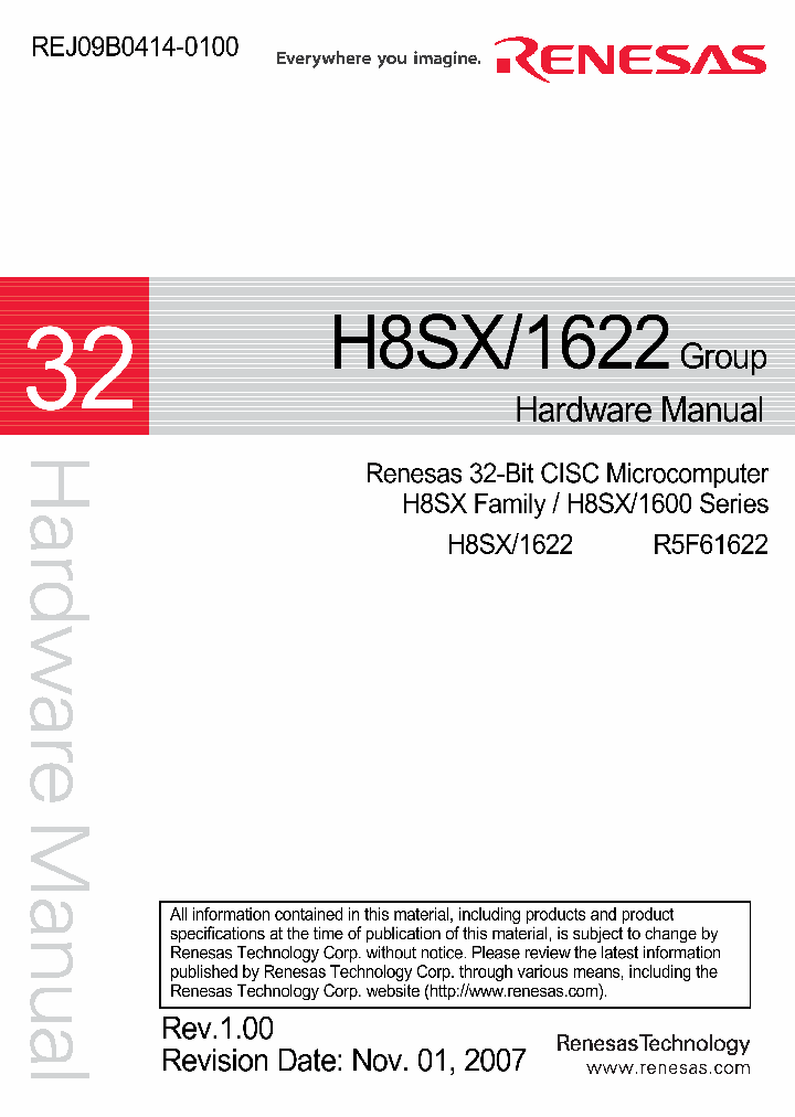H8SX1622_4785054.PDF Datasheet