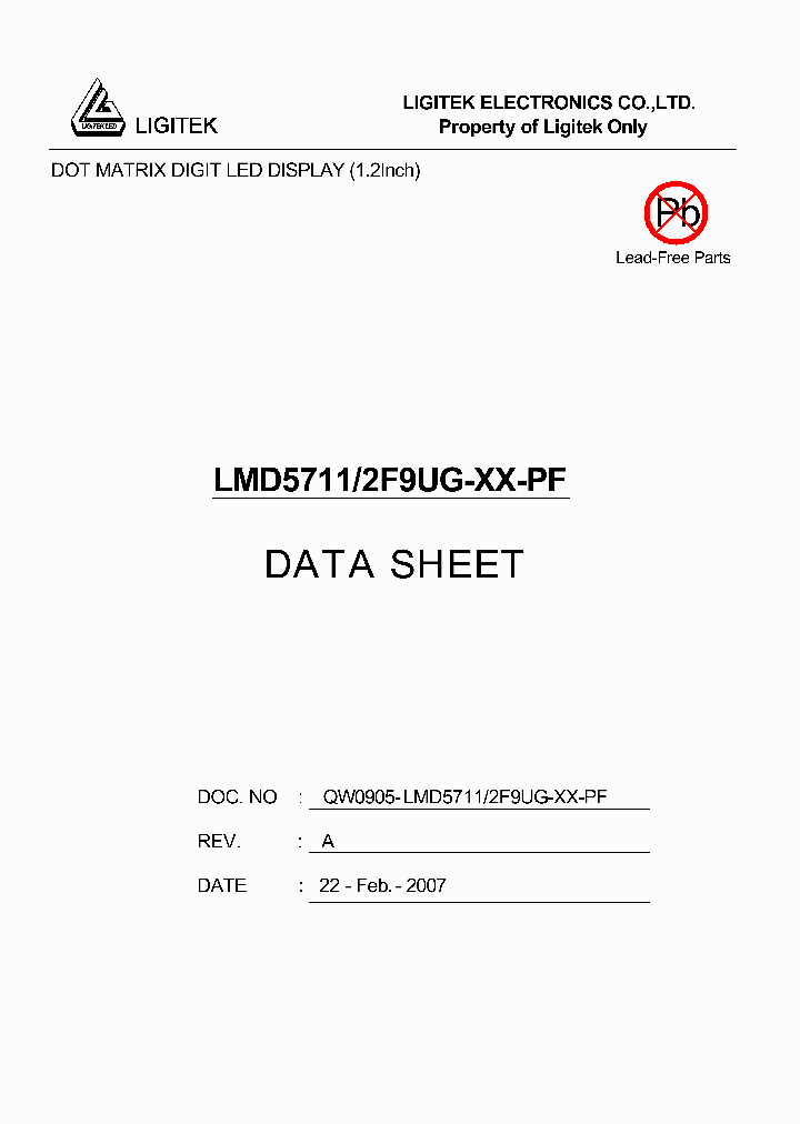 LMD5711-2F9UG-XX-PF_4801714.PDF Datasheet