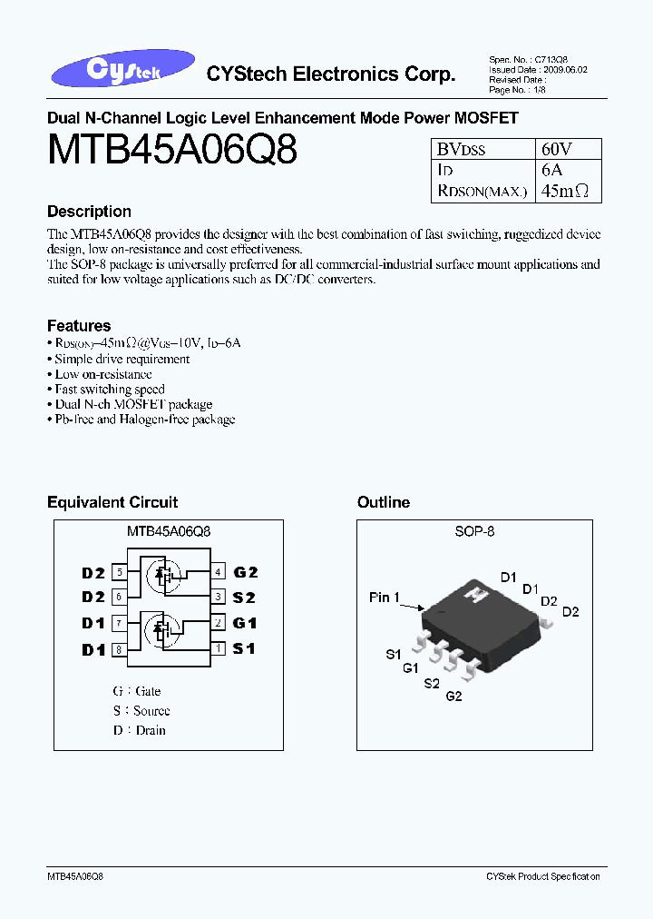 MTB45A06Q8_4771242.PDF Datasheet