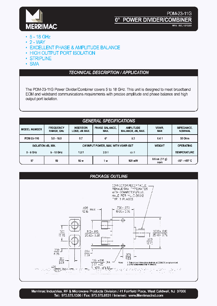 PDM-23-11G_4539466.PDF Datasheet