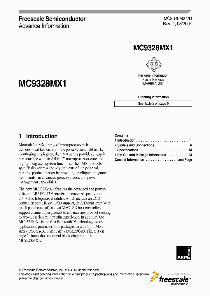 MC9328MX1D_411978.PDF Datasheet