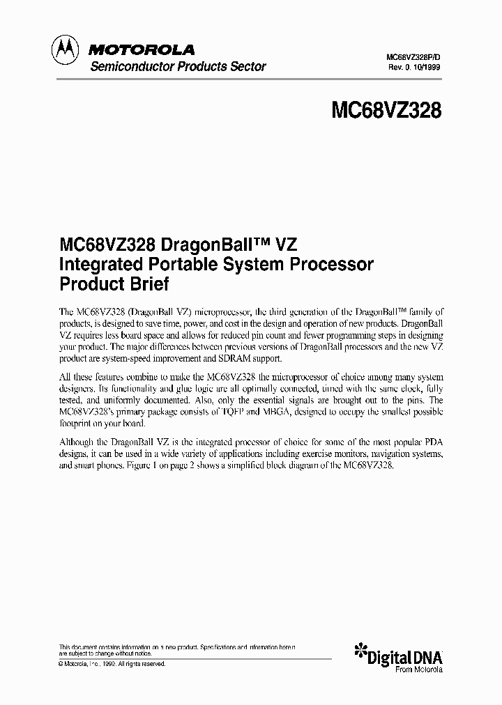 MC68VZ328_715410.PDF Datasheet