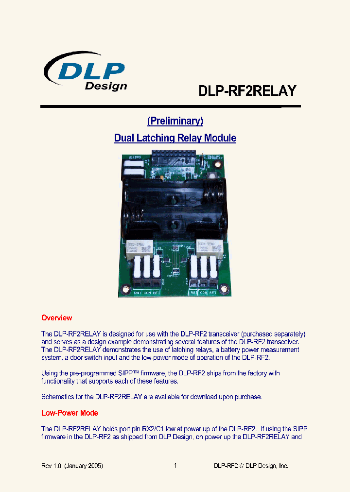 DLP-RF2-RELAY_750240.PDF Datasheet
