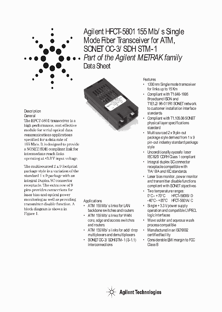 HFCT-5801A_3131892.PDF Datasheet