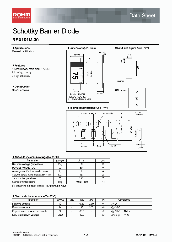 RSX101M-30TR_8836879.PDF Datasheet