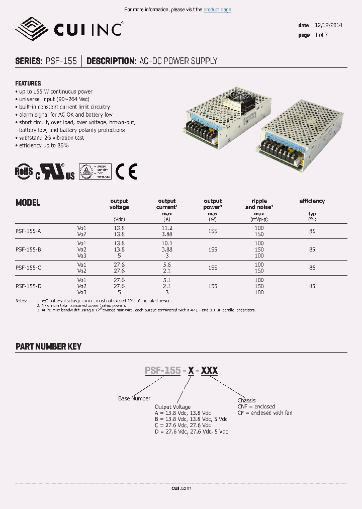 PSF-155-A_8944423.PDF Datasheet