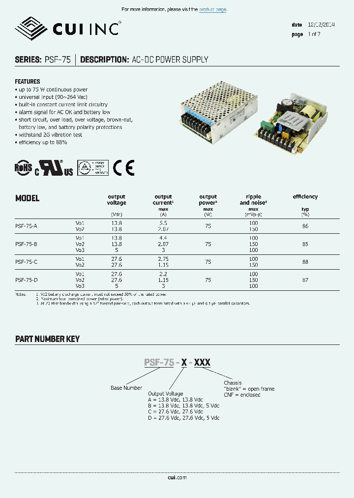 PSF-75-B_8944429.PDF Datasheet