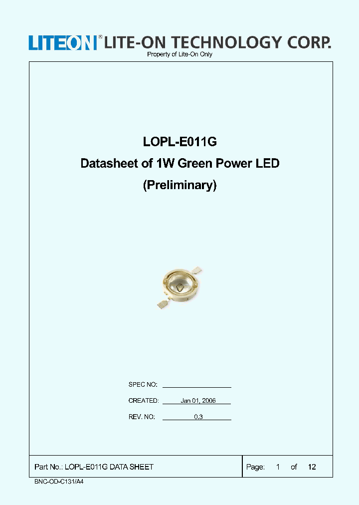 LOPL-E011G_9060534.PDF Datasheet